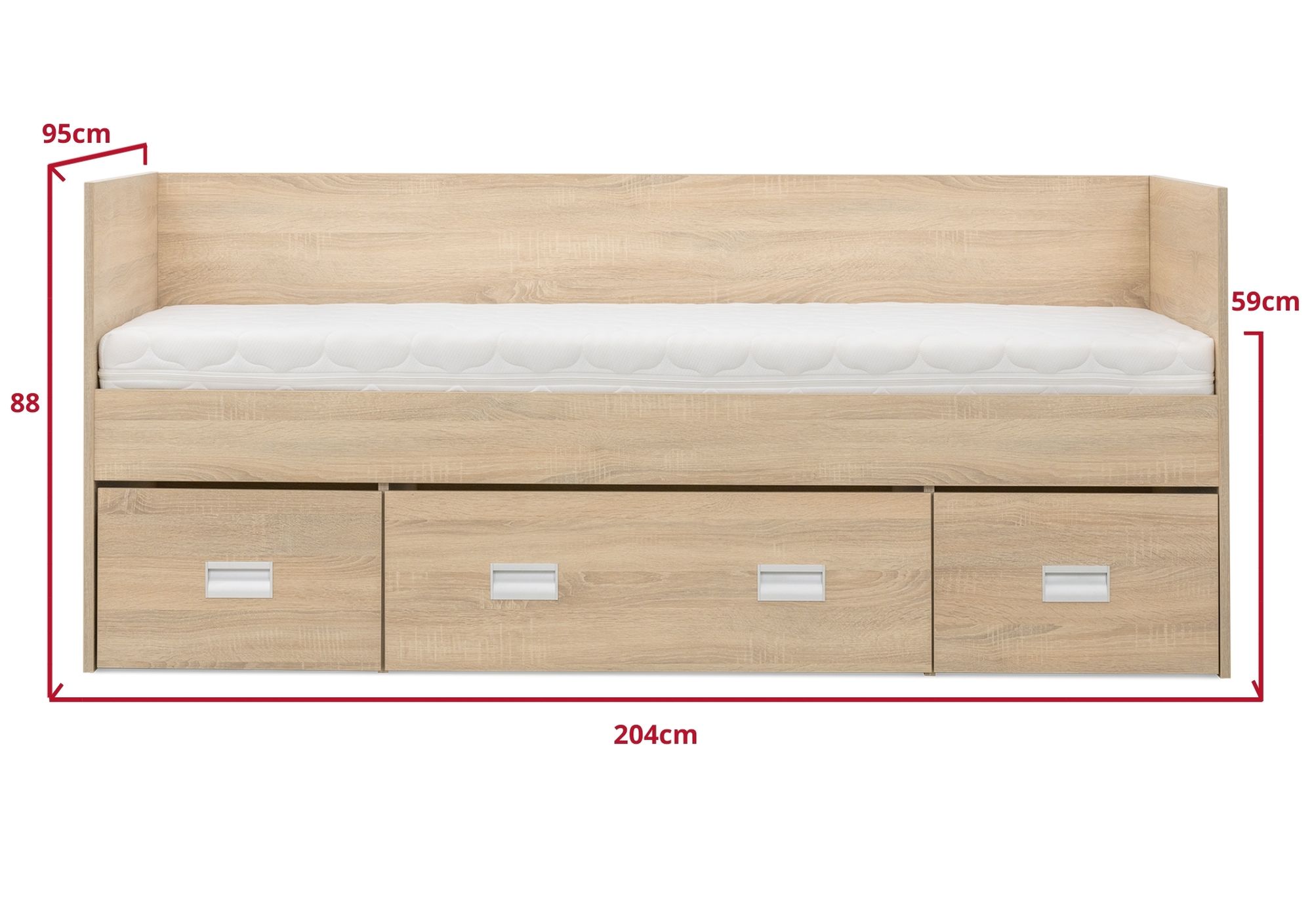 Rozměry postele LOTA